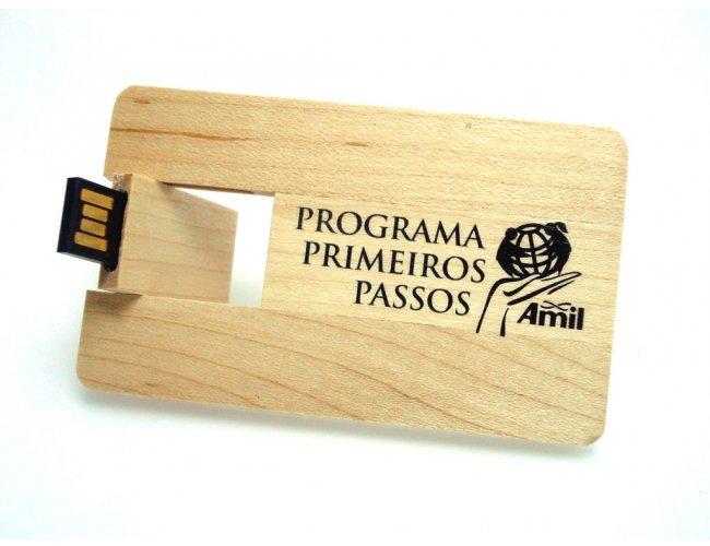 PEN DRIVE BAMBU CARD